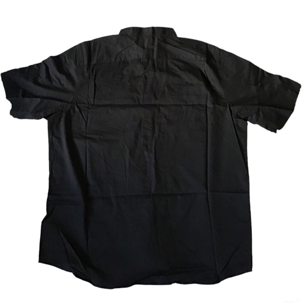NWT Wrangler Authentics Men's Short Sleeve Classic Wov - Black 2XT - Picture 4 of 7